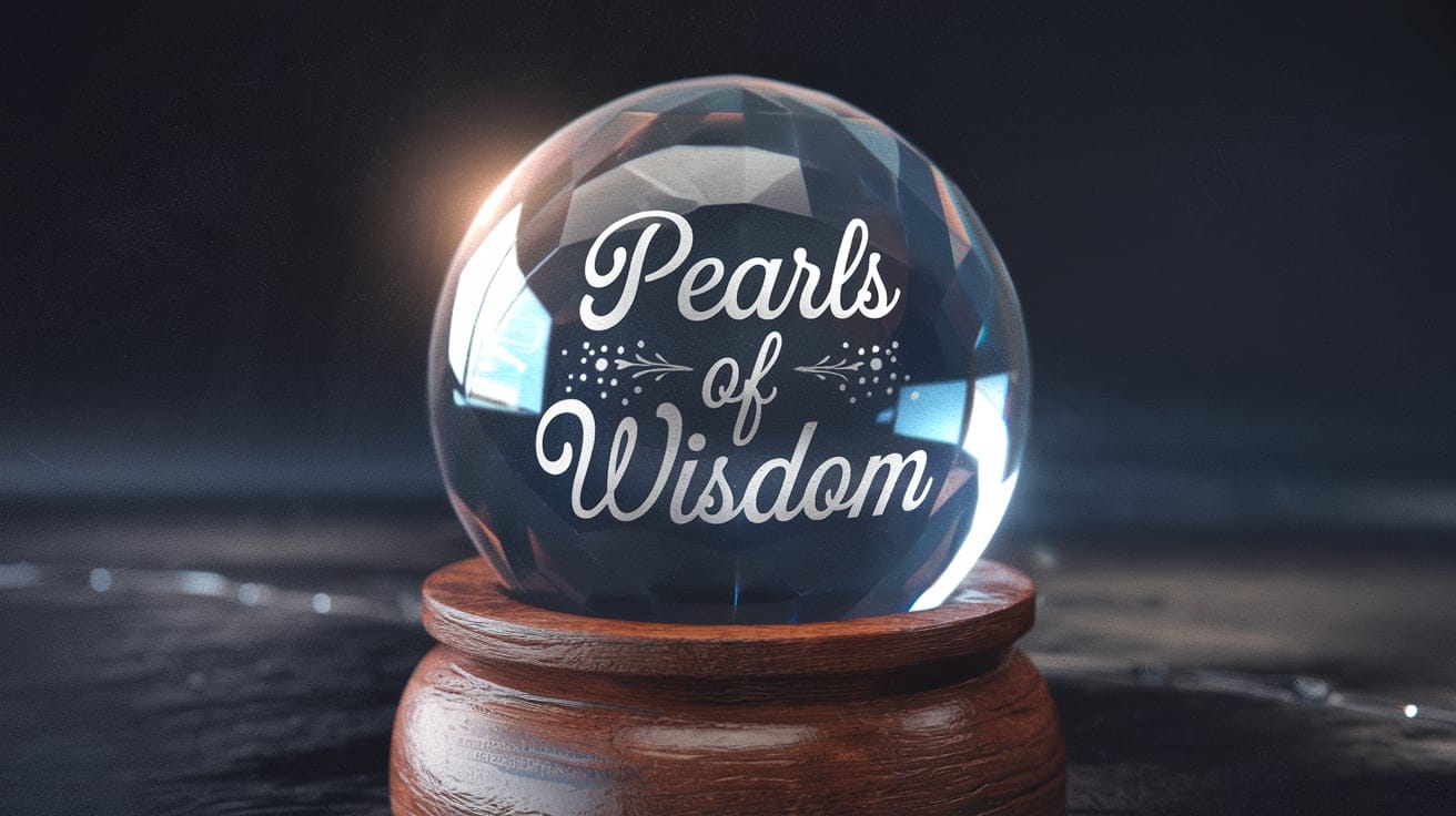 92nd Edition 🔮 Pearls of Wisdom ⑊ W03