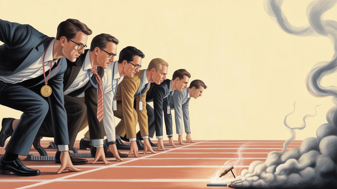 The Race That Eats Its Own Rules